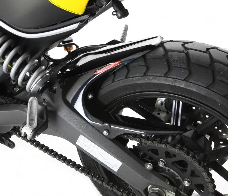 Ducati Scrambler 800 15-2022 Carbon Look Rear Hugger By Powerbronze Rrp £139 1