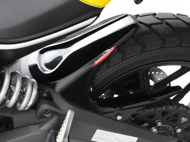 Ducati Scrambler 800 15-2022 Carbon Look Rear Hugger By Powerbronze Rrp £139 2
