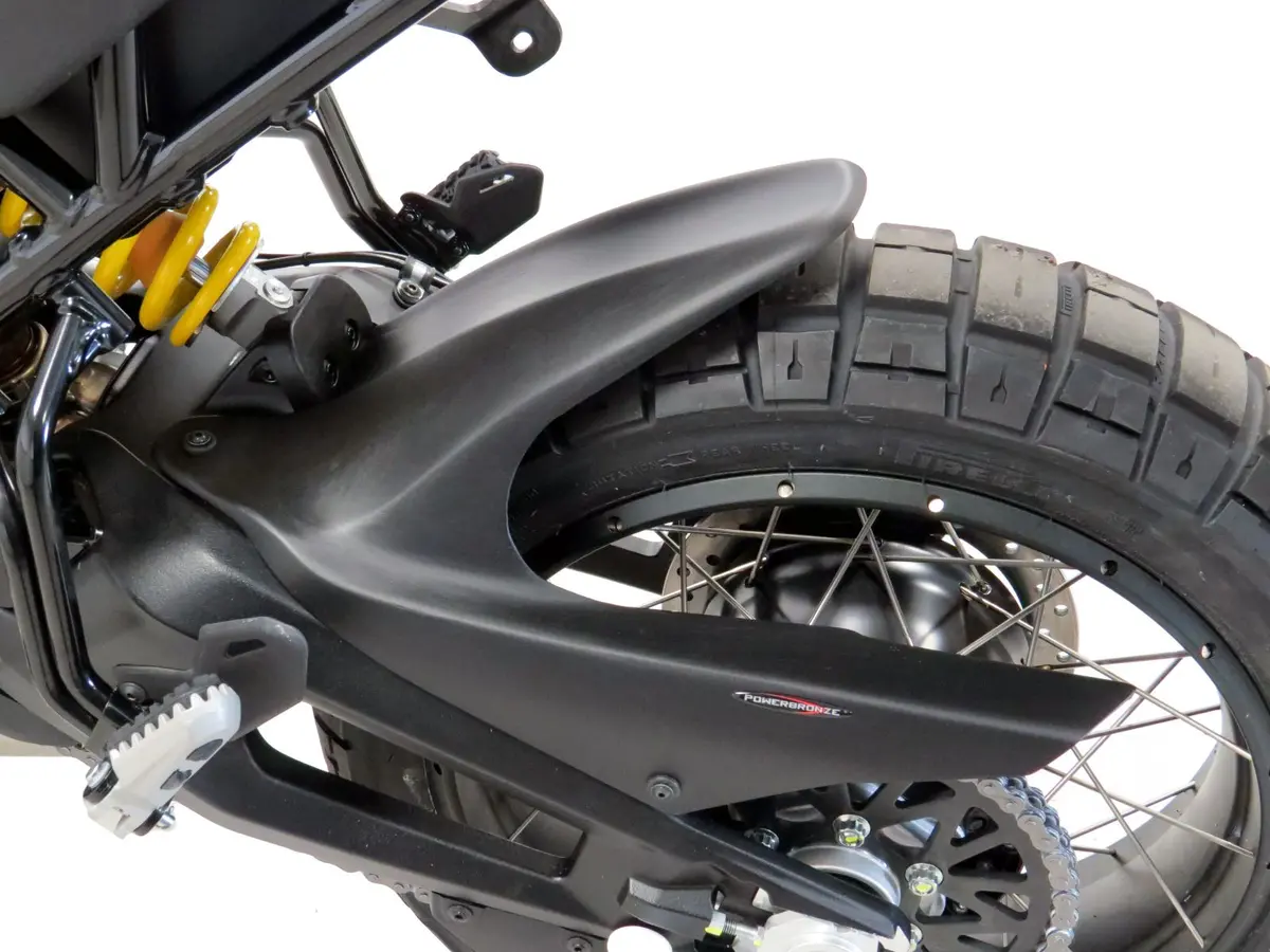 Ducati Desertx 22-2023 Matt Black Rear Hugger By Powerbronze Rrp £139 1