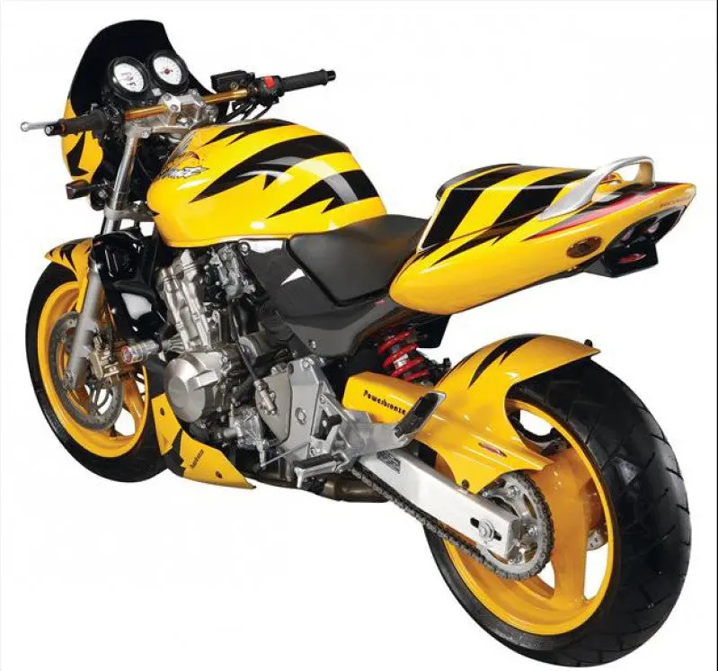 Honda Cb600 & S Hornet 98-2002 Matt Black  Rear Hugger By Powerbronze 1