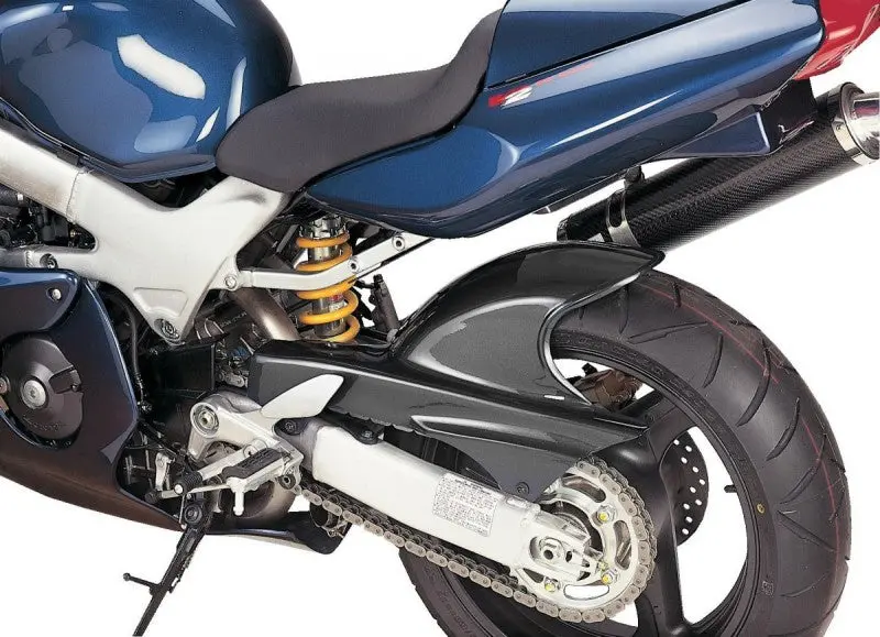 Fits Honda Vtr1000 Firestorm 97-2005  Gloss Black Rear Hugger By Powerbronze Rrp £139 1