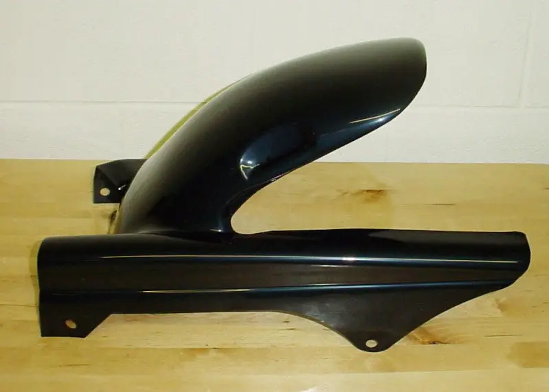 Fits Honda Cbr1100xx Blackbird 96-2008 Gloss Black Rear Hugger By Powerbronze Rrp £139 1