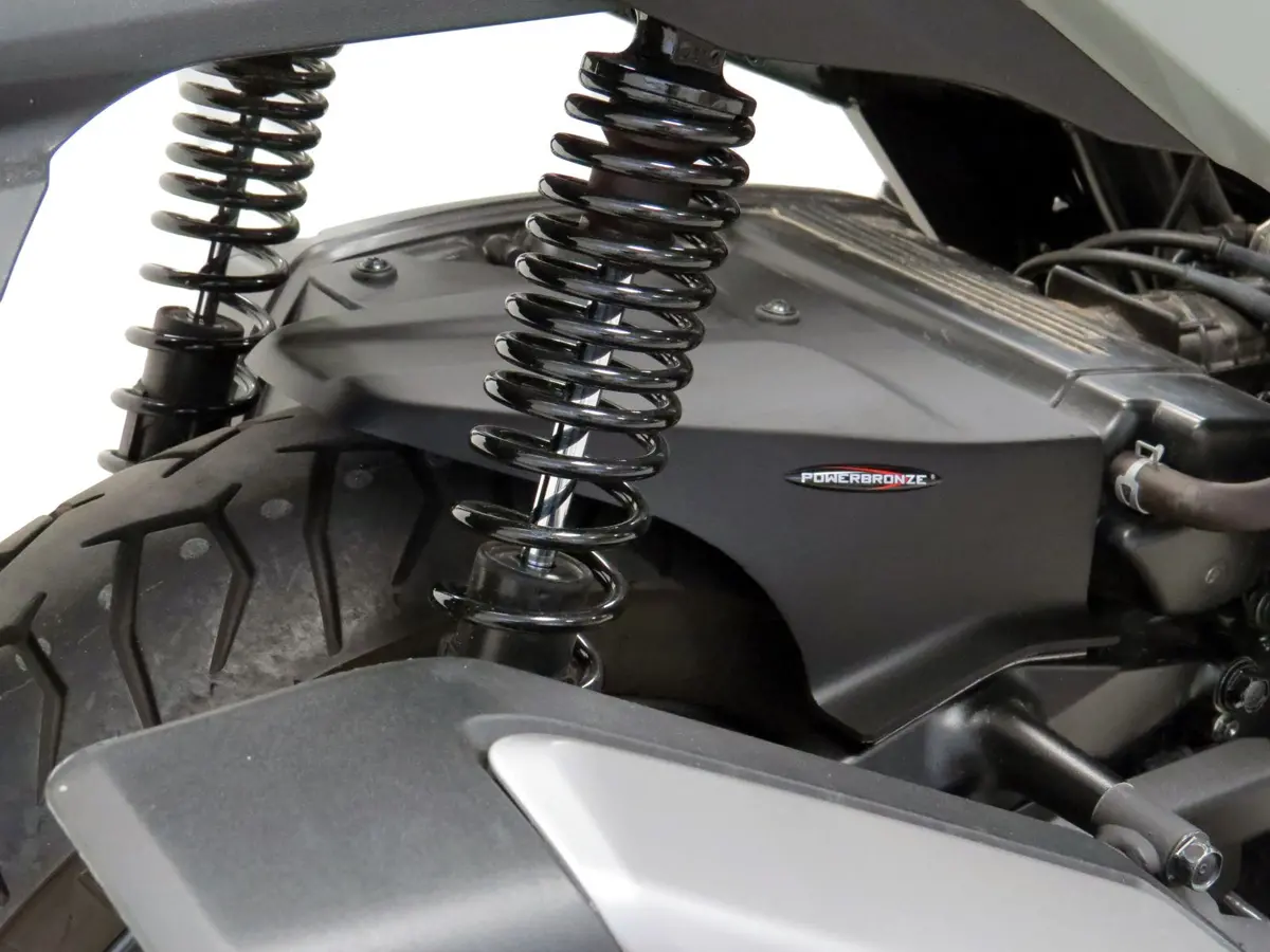 Fits Honda Adv 350  2022-2024 Gloss Black Rear Hugger By Powerbronze Rrp £139 1