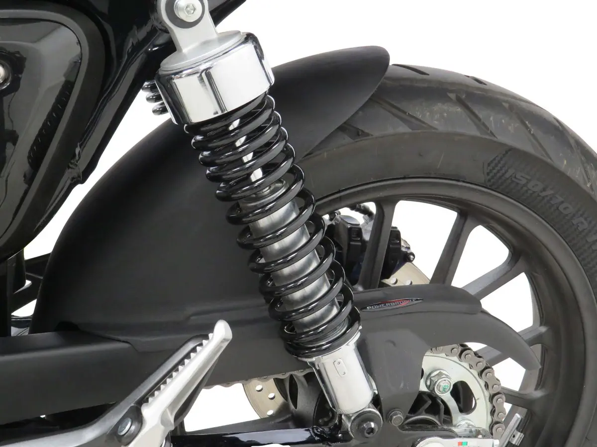 Fits Honda Gb350s   2025  Matt Black Rear Hugger By Powerbronze 1