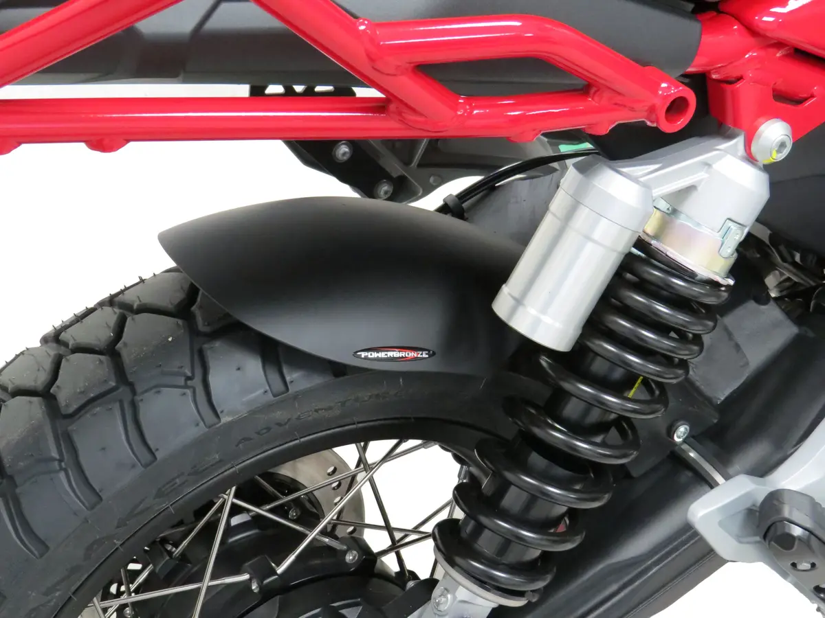Moto Guzzi V85tt 19-26 Matt Black Rear Hugger Powerbronze Rrp £139 2