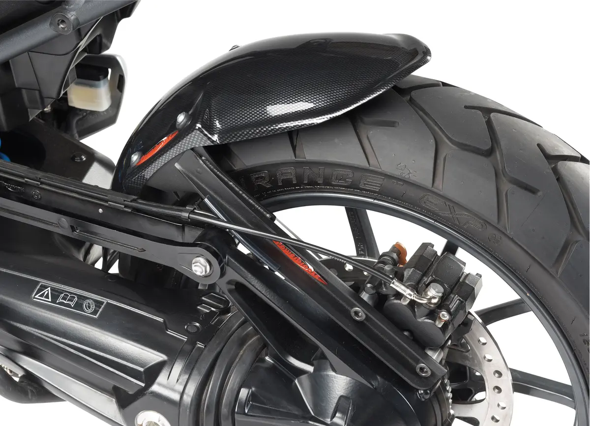 Triumph Tiger 1200 Explorer 12-2021 Gloss Black Rear Hugger By Powerbronze 1