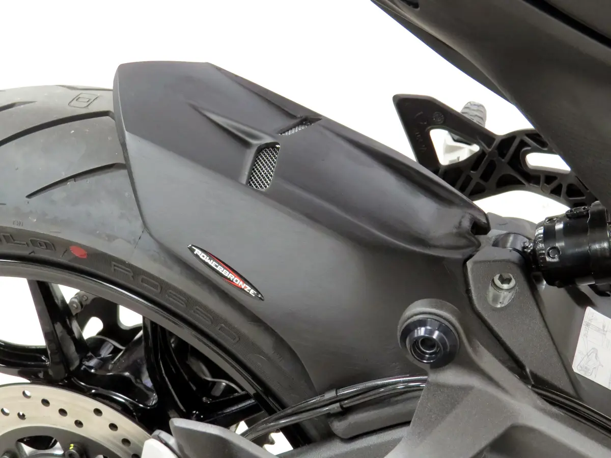 Ducati Monster 950 21-25 Matt Black & Silver Mesh Rear Hugger Powerbronze Rrp £139 1