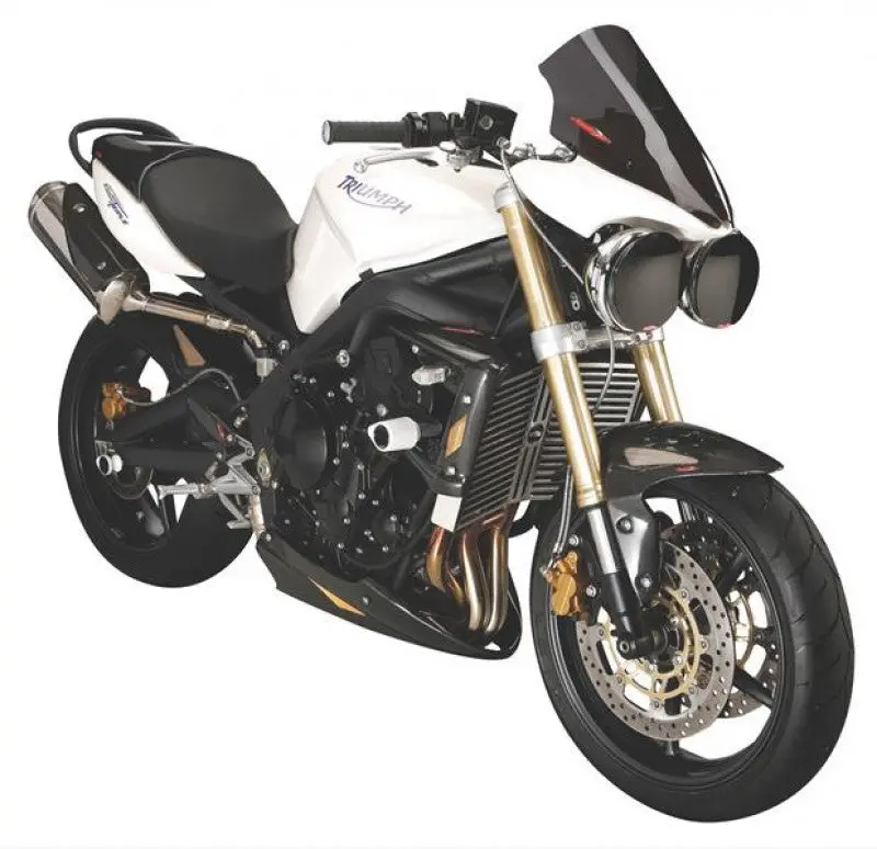 Triumph Street Triple & R 07-2012 Gloss Black Seat Cowl Seat Hump Powerbronze Rrp £90. 1