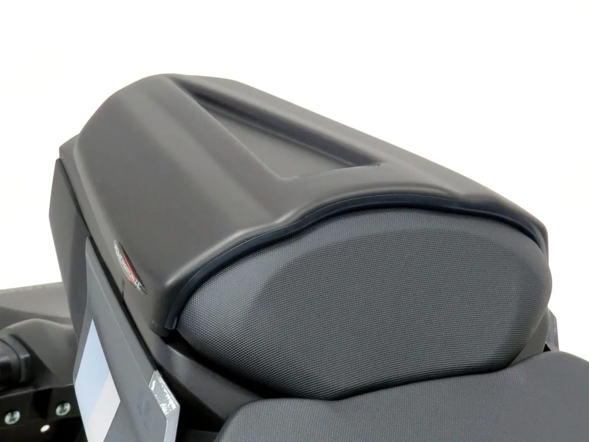 Suzuki Gsx-S950 22-2023 Matt Black & Silver Mesh Seat Cowl Seat Hump Powerbronze Rrp £90. 2