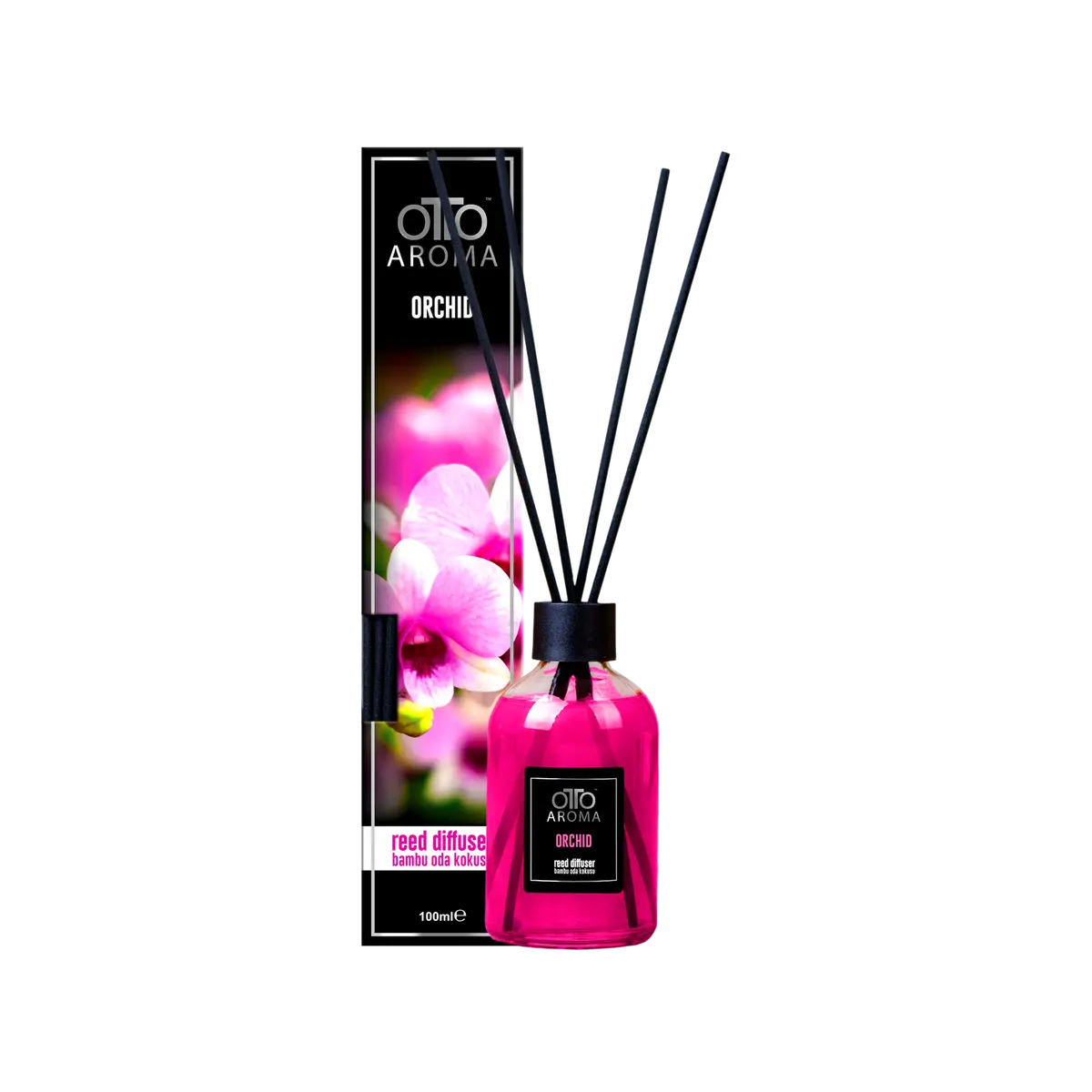 Otto Aroma Reed Diffuser With Sticks 100Ml (Orchid) 1
