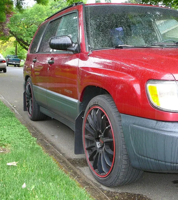 Subaru Forester (Sf) 1998-2002 Rally Mud Flaps 7