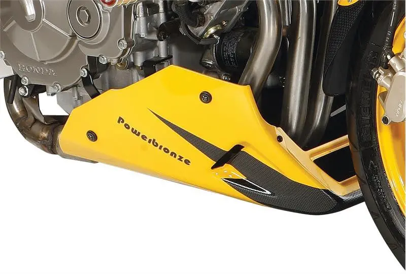 Fits Honda Cbf600 04-2007 Gloss Black Belly Pan By Powerbronze.. ... 2