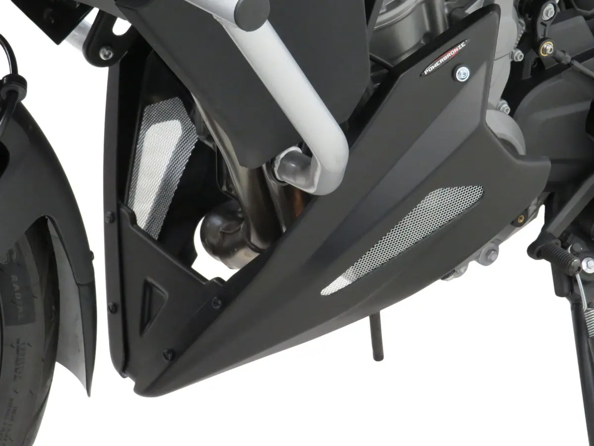 Cf Moto 800Mt Explore 2023-2025 Belly Pan Gloss White With Silver Mesh Powerbronze Rrp £172 1