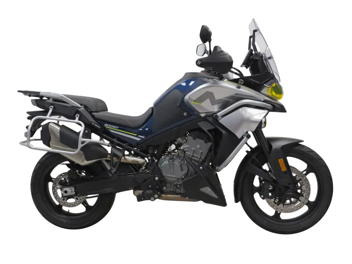 Cf Moto 800Mt Touring 2022-2025 Belly Pan Gloss Black With Silver Mesh Powerbronze Rrp £172 1