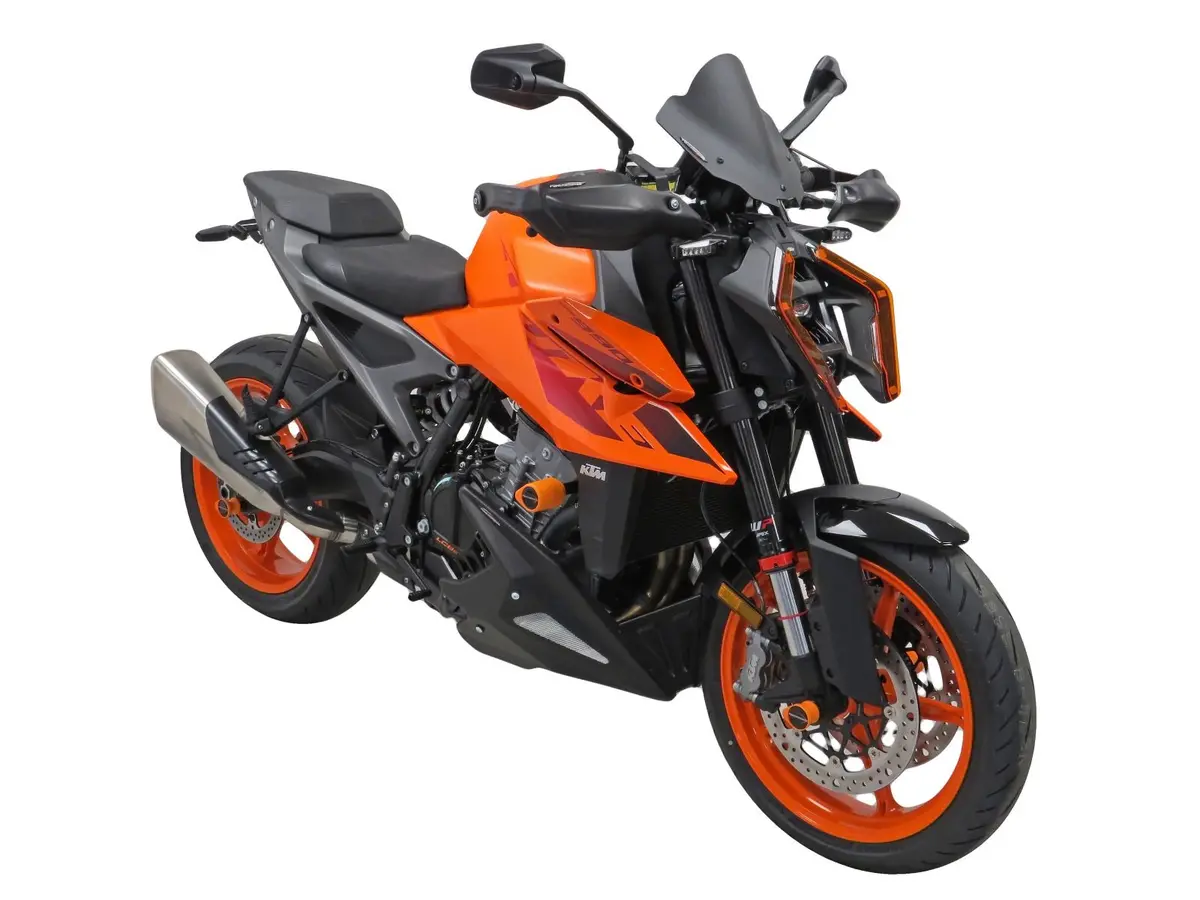 Ktm 990 Duke R  2025 > Belly Pan Matt Black & Silver Mesh By Powerbronze Bsb 1
