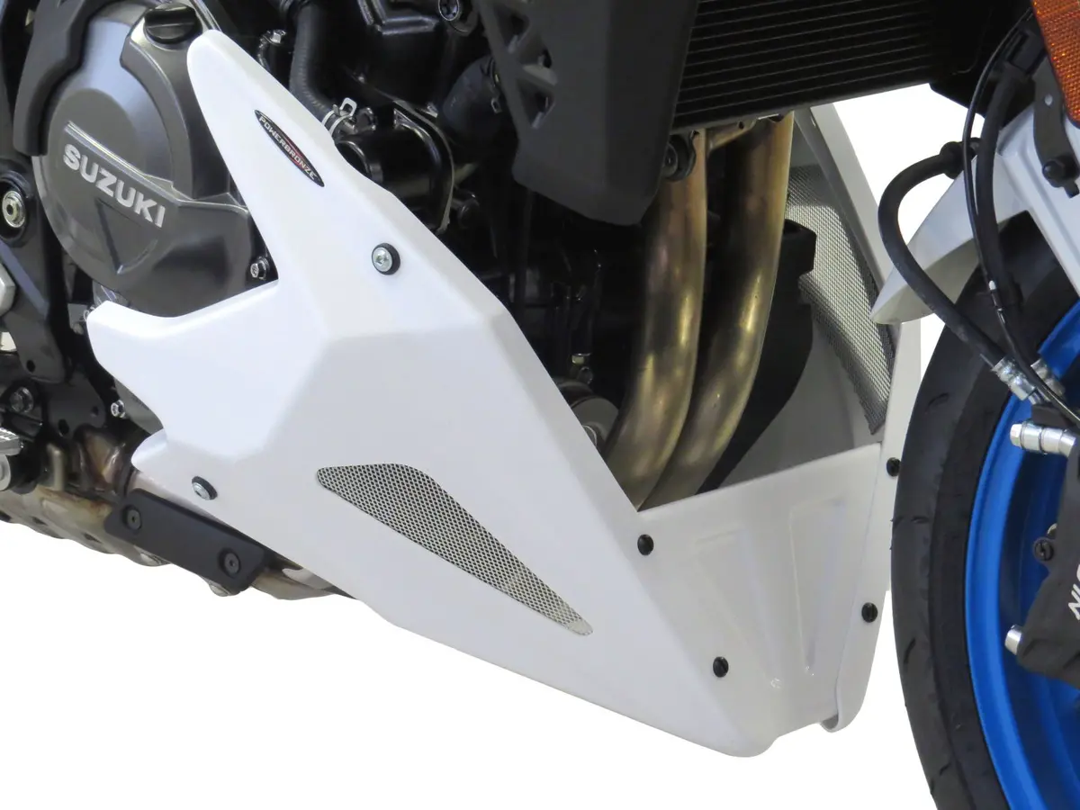 Suzuki Gsx-8S, 2023 > Belly Pan Carbon Look & Silver Mesh By Powerbronze. 1