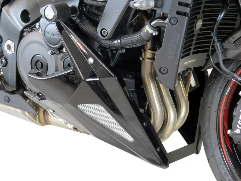Suzuki Gsx-S1000  15-2025 Belly Pan Carbon Look & Silver Mesh By Powerbronze 1