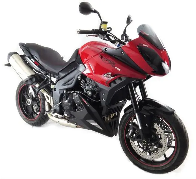 Triumph Tiger 1050 Sport 13-2020 Matt Black & Silver Mesh Belly Pan Powerbronze 2