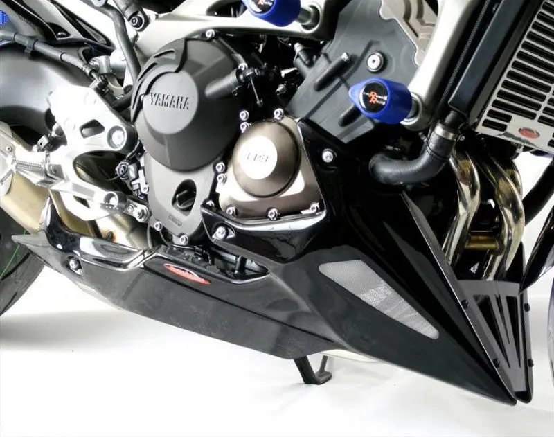 Yamaha Xsr900  2016-2021 Belly Pan Matt Black With Silver Mesh Powerbronze Rrp £172 1
