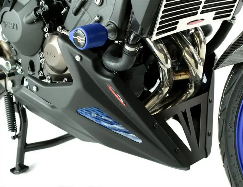 Yamaha Mt-09 Tracer Gt 2018-2020 Belly Pan Gloss Black & Silver Mesh Powerbronze Rrp £172 2