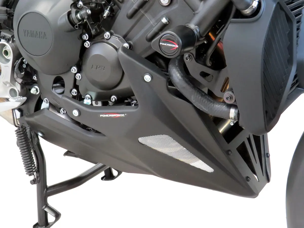 Yamaha Niken & Gt 18-2023 Belly Pan Matt Black With Silver Mesh By Powerbronze..Rrp £172 1