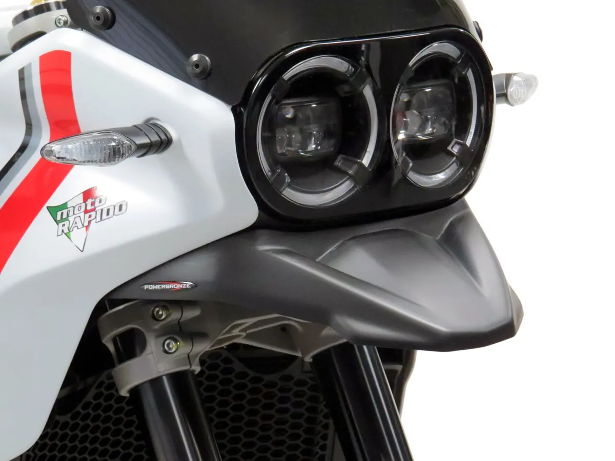 Ducati Desertx  22-2023 Matt Black Abs Plastic Beak By Powerbronze Rrp £110 1