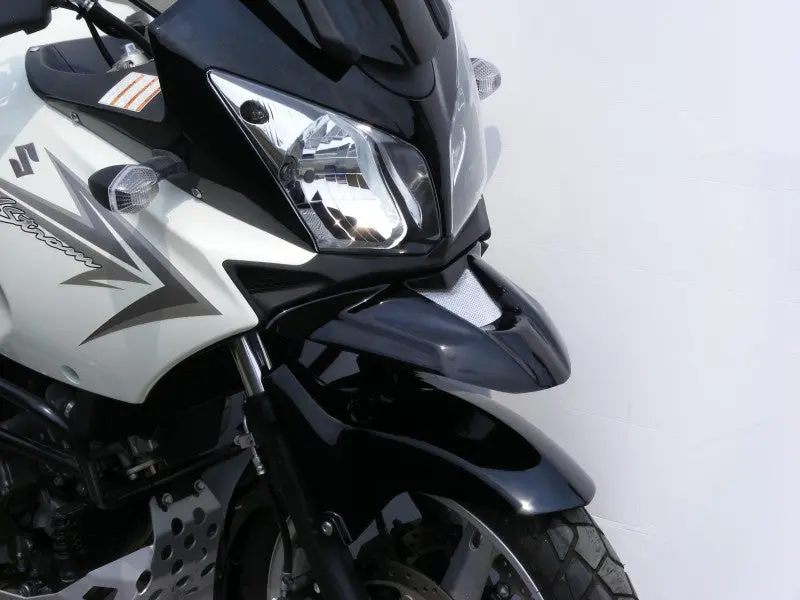 Suzuki Dl650 V-Strom 2004>July 2011 Matt Black-Silver Mesh Abs Beak By Powerbronze 1
