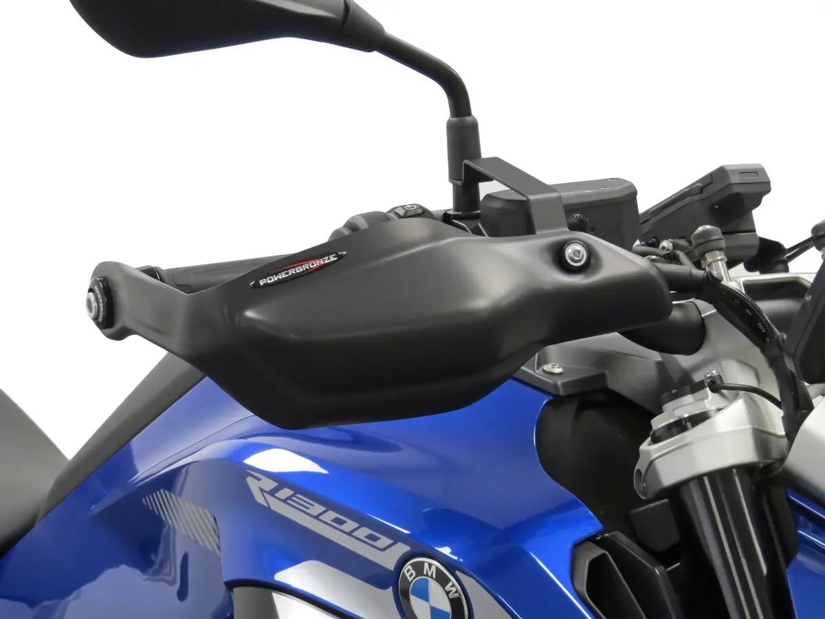 Bmw R1300r  2025 > Matt Black Handguard/Wind Deflectors Powerbronze 1