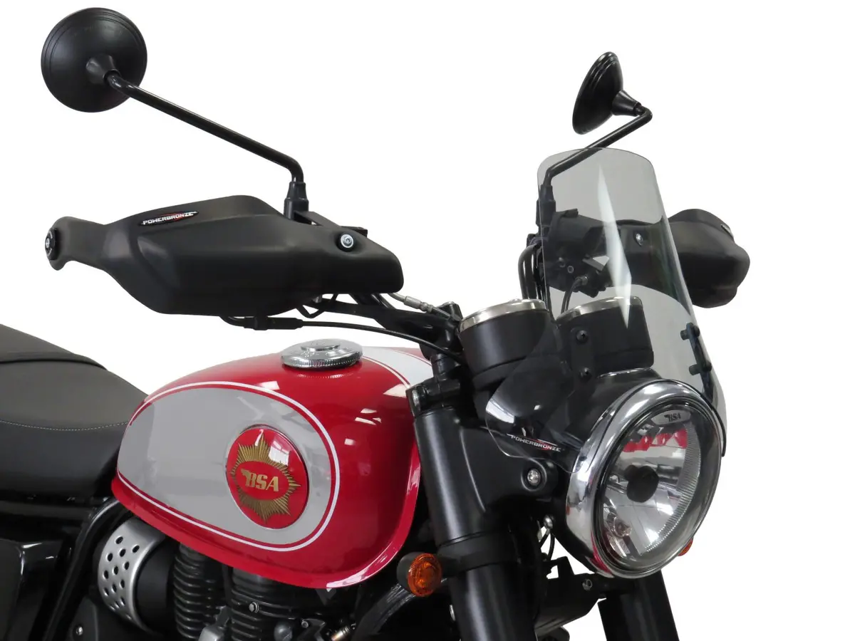 Bsa  Gold Star 650 22-2024  Matt Black Handguard/Wind Deflectors 1