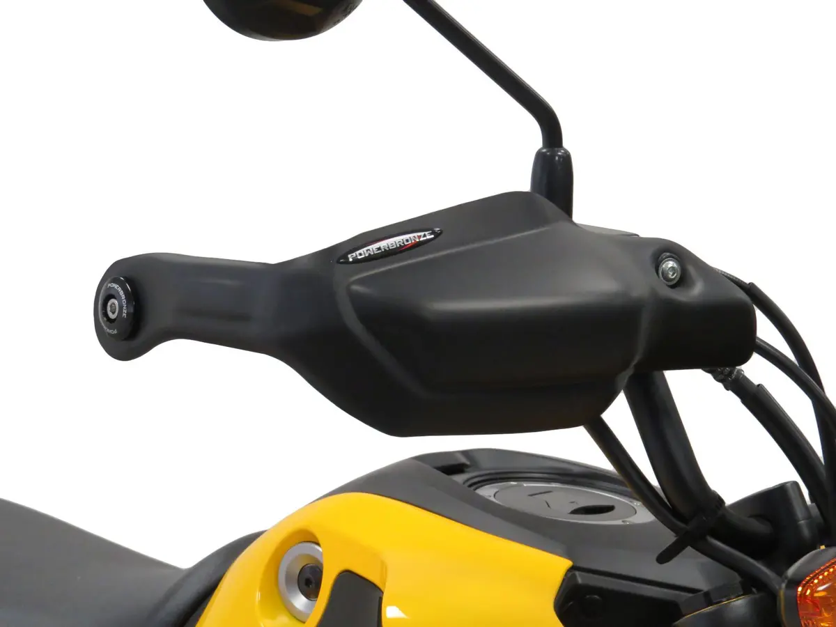 Fits Honda Grom Msx125  21-2026 Matt Black Handguard/Wind Deflectors Powerbronze 1