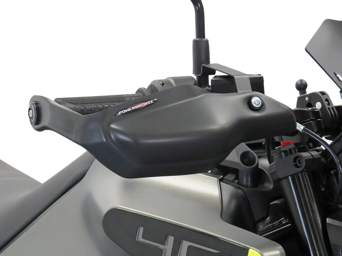 Husqvarna Vitpilen 401 , 24-26  Matt Black Handguard/Wind Deflectors Powerbronze 1