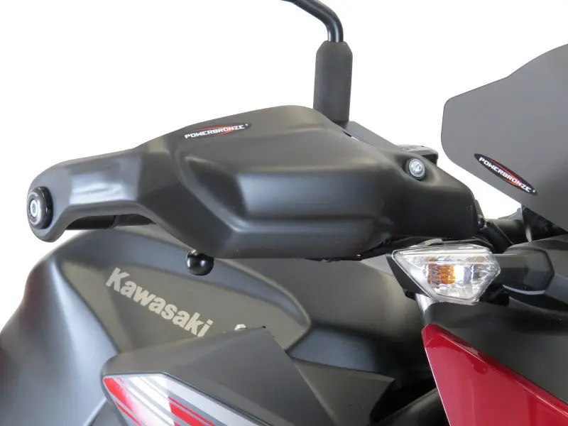 Kawasaki  Ze-1  2024 > Matt Black Handguard/Wind Deflectors Powerbronze 1
