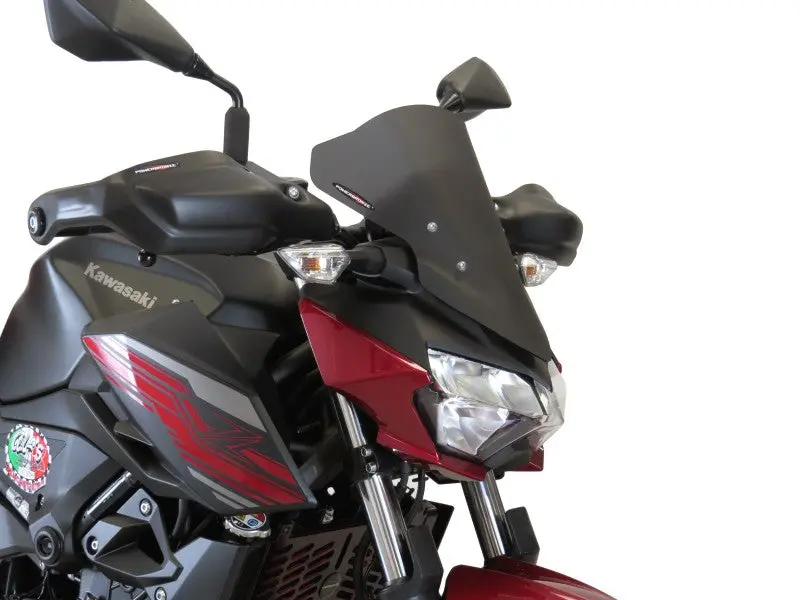Kawasaki Z500/Se 2024 > Matt Black Handguard/Wind Deflectors Powerbronze 2