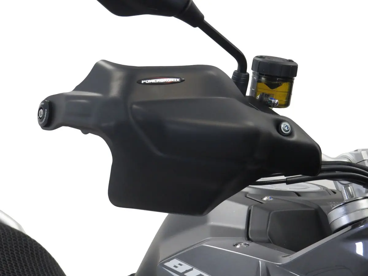 Kove 800X Touring 2024 > Matt Black Handguard/Wind Deflectors Powerbronze 1