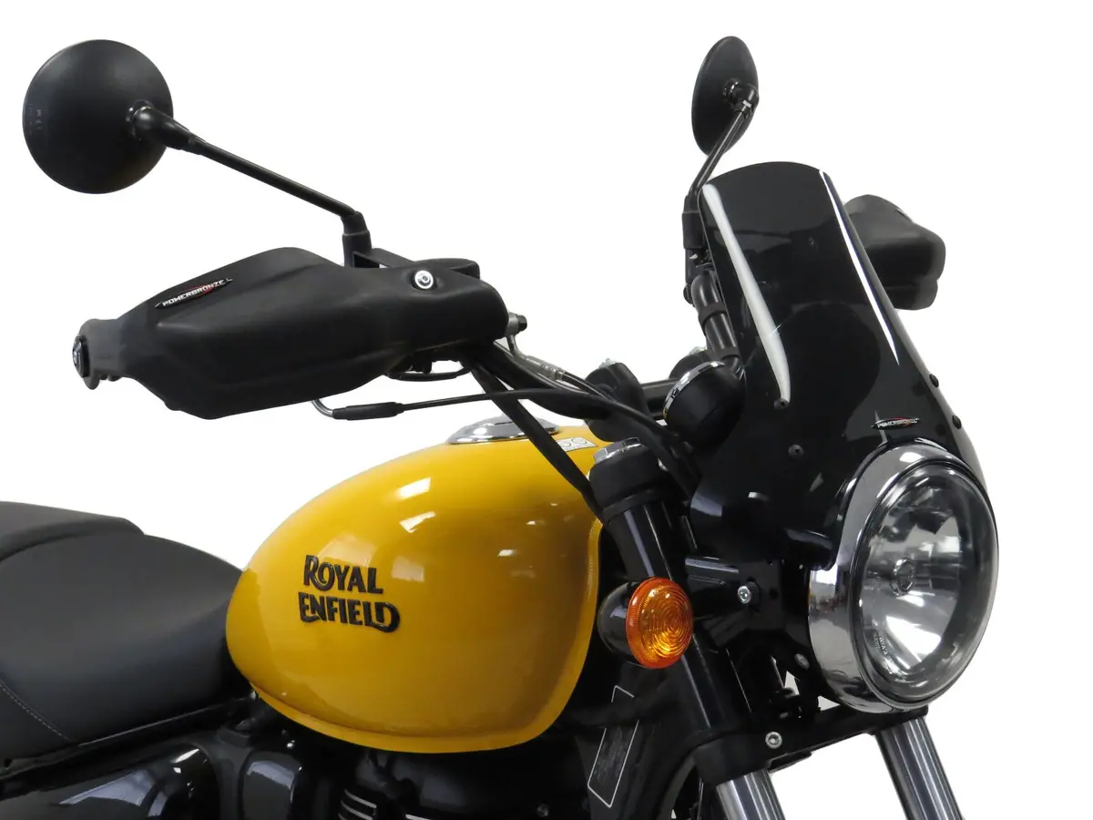 Royal Enfield Hunter 350 2022-2025 Matt Black Handguards By Powerbronze 2