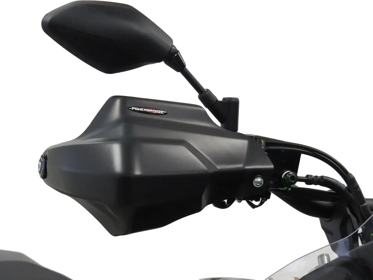Yamaha Tenere 700 World Raid   22-2026   Matt Black Handguard/Wind Deflectors Powerbronze 1