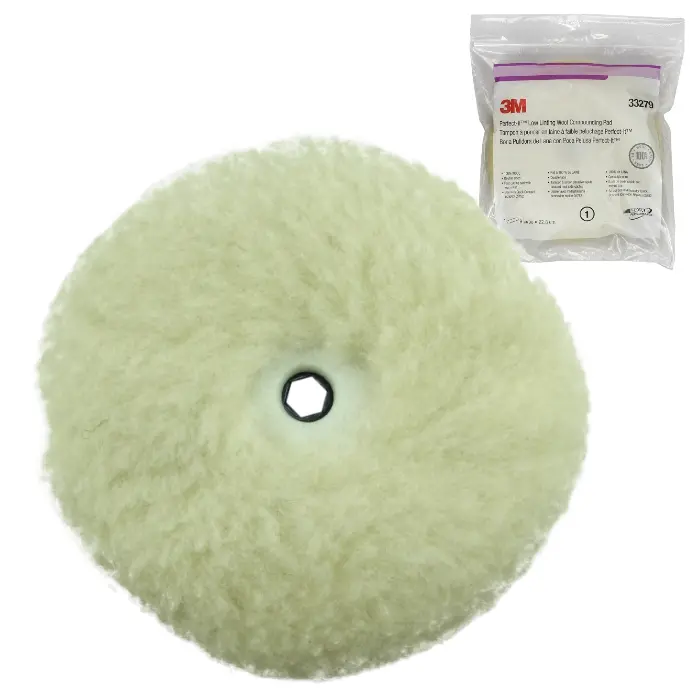 3M Low Lint Double Sided Wool Compounding Pad 9In. 1