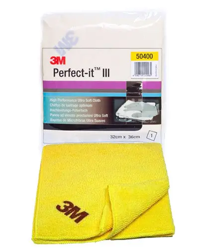 3M Yellow High Performance Ultra Soft Cloth 1