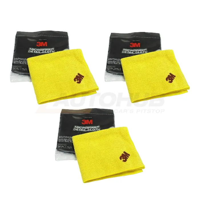 3M Microfiber Detail Cloth Pack Of 3 1