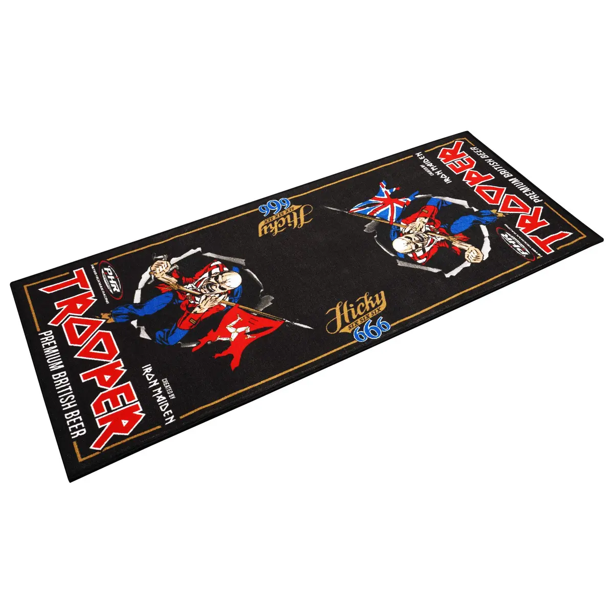 Ltd Edition Iron Maiden Trooper Motorcycle Garage Mat 190 X 80 Cm 1