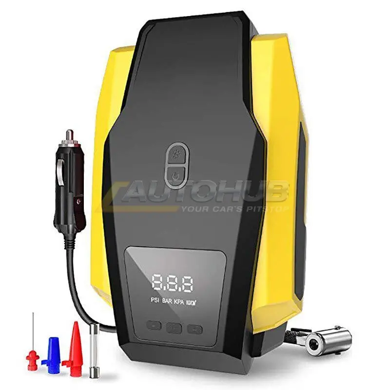 Digital Tire Air Compressor Portable With Led Light 1