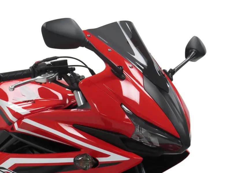 Fits Honda Cbr500r  16-2018 Airflow Light Tint Double Bubble Screen By Powerbronze 1