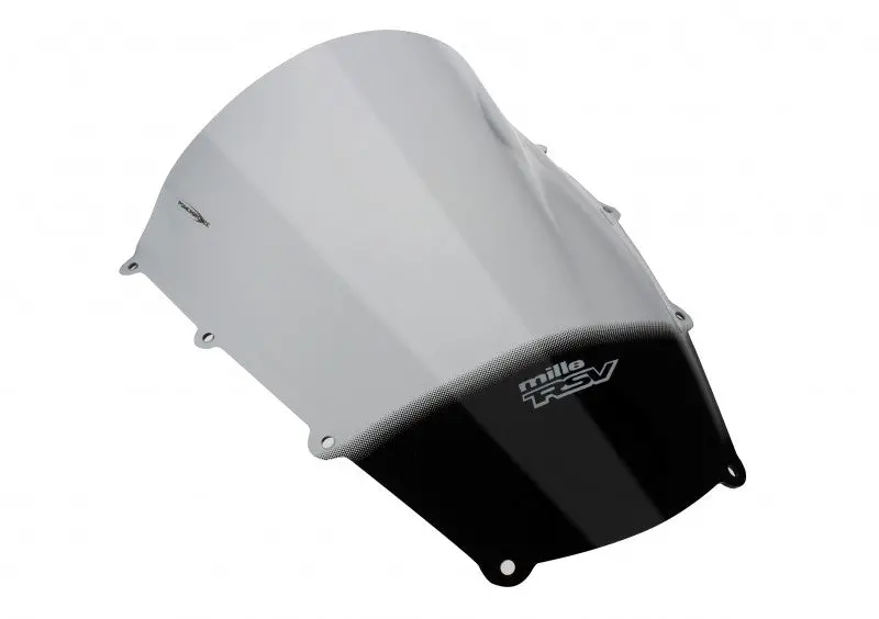 Aprilia Rsv Mille 01-03 Airflow Clear Double Bubble Screen With Logo Powerbronze 2