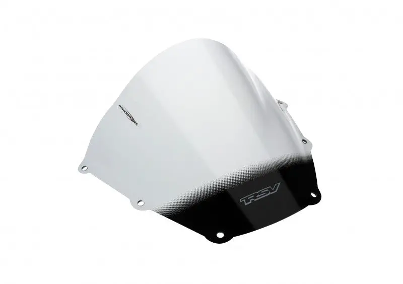 Aprilia Rsv Tuono 03-05 Airflow Dark Tint Double Bubble Screen With Logo Powerbronze 1