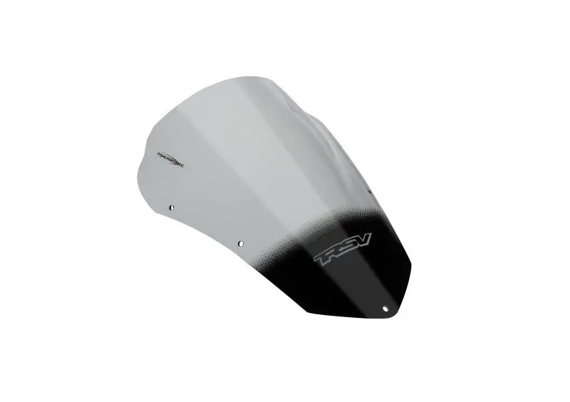 Aprilia Rsv Tuono 06-11 Airflow Dark Tint Double Bubble Screen With Logo Powerbronze 1