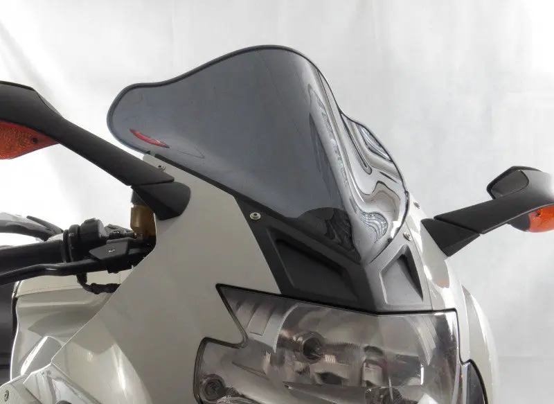 Bmw K1200s 04-2008 Airflow Light Tint Double Bubble Screen By Powerbronze 2