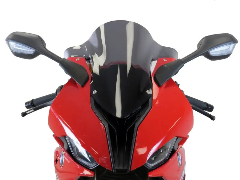 Bmw S1000rr 19-2025 Airflow Frosted Blue Double Bubble Screen By Powerbronze 1