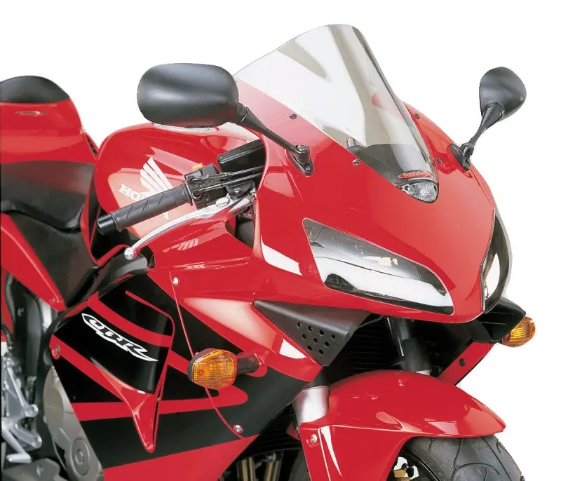 Fits Honda Cbr600rr  03-2004  Airflow Dark Tint Double Bubble Screen By Powerbronze 1