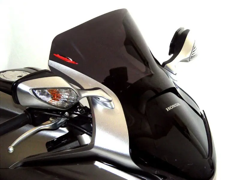 Fits Honda Vfr1200  10-2017 Airflow Dark Tint Double Bubble Screen By Powerbronze 1