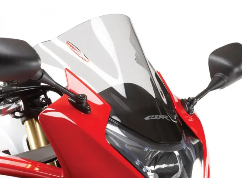 Fits Hondacbr600f  11-2013 Airflow Light Tint Double Bubble Screen By Powerbronze 1